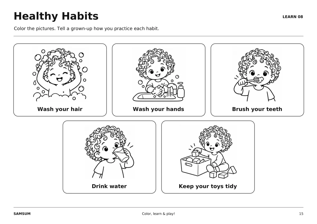 Learn: healthy habits